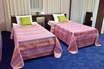 Фото номера Улучшенный двухместный номер с 2 отдельными кроватями Отель Gosudar Hotel г. Кропивницкий 2