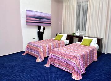Фото номера Улучшенный двухместный номер с 2 отдельными кроватями Отель Gosudar Hotel г. Кропивницкий 3